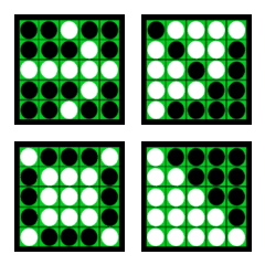 [LINE絵文字] オセロで表現する記号2の画像