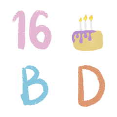 [LINE絵文字] Number 1-31 birthdayの画像