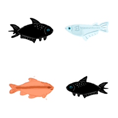 [LINE絵文字] Fishy, Fishy, Swimming in the Waterの画像