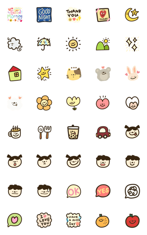 [LINE絵文字]Lalahabi - Emoji lifeの画像一覧