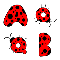 [LINE絵文字] Ladybug A-Zの画像