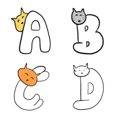 [LINE絵文字] Meow A-Zの画像