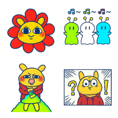 [LINE絵文字] FACO Crazy Daily Dynamic Emoji Stickersの画像