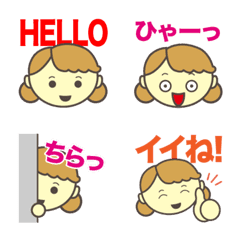 [LINE絵文字] 女性の日常に使える絵文字の画像