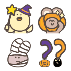 [LINE絵文字] ゆる絵文字☆ハロウィン.verの画像