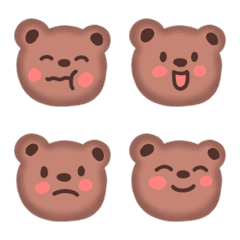 [LINE絵文字] Emotional Bear emojiの画像