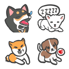 [LINE絵文字] Cute Dog's EMOJIの画像