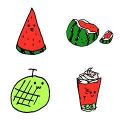 [LINE絵文字] watermelon-suikaの画像