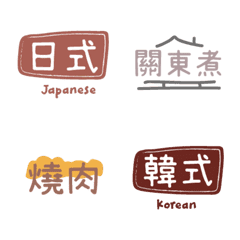 [LINE絵文字] Everyday language eatの画像