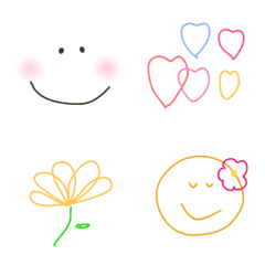 [LINE絵文字] ＊＊シンプル線画♡の画像