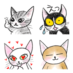 [LINE絵文字] 猫好きさん絵文字の画像