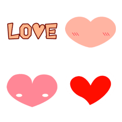 [LINE絵文字] 100 loveの画像