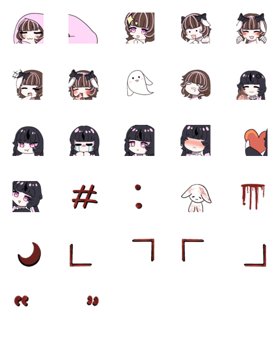 [LINE絵文字]Kouyuuki and Yuki chan！の画像一覧