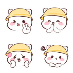 [LINE絵文字] Kucing Celometan (Emoji) 3の画像