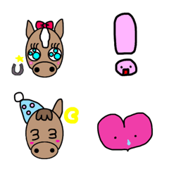 [LINE絵文字] oumasan(Horse)Revisedの画像