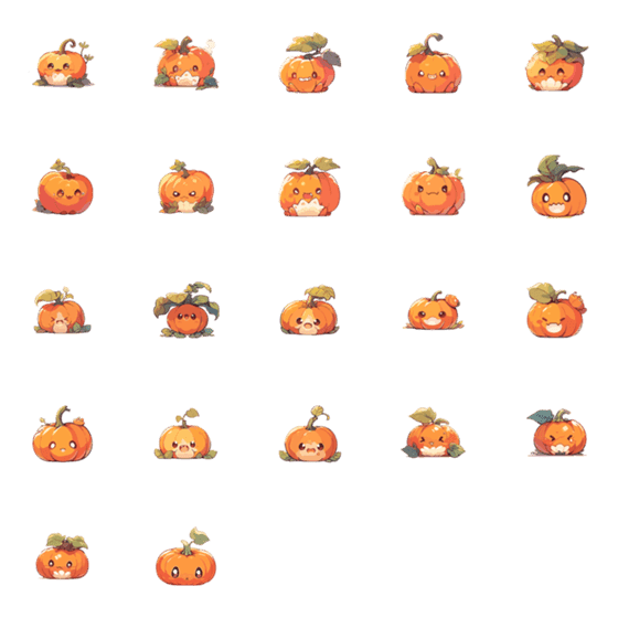 [LINE絵文字]Little Pumpkinの画像一覧