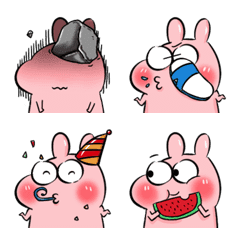 [LINE絵文字] 2023 LET'S DRAW Rabbit Emoji Stickersの画像