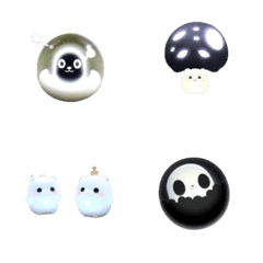 [LINE絵文字] Adorable Little Ghost-emoji stickers 3の画像