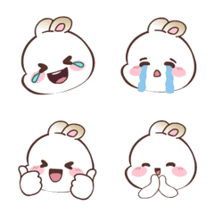 [LINE絵文字] Bunny Jajan 4 (Emoji)の画像