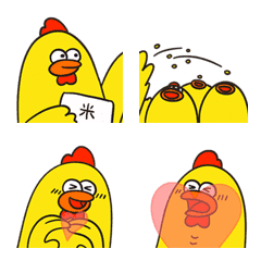 [LINE絵文字] ANGRY CHICKEN LITTLE ANIMEの画像