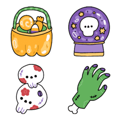 [LINE絵文字] Cute Halloween Emoji : All_Deeの画像