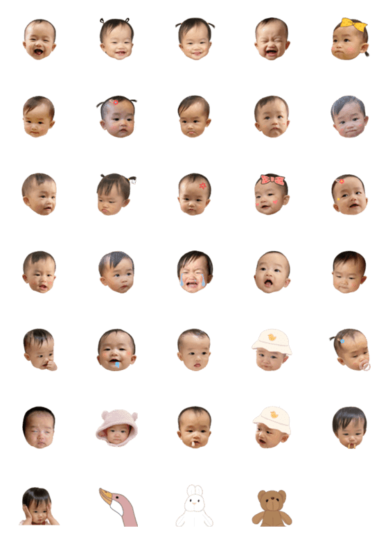 [LINE絵文字]Una's emojiの画像一覧