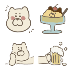 [LINE絵文字] Childish bear emoji_2023 LET'S DRAWの画像