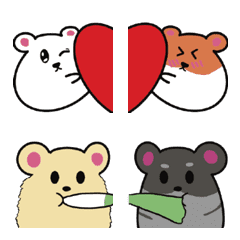 [LINE絵文字] hamster(combination )の画像