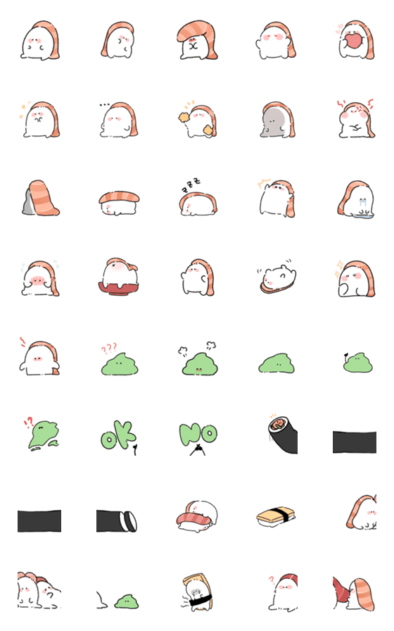 [LINE絵文字]sushi yumの画像一覧