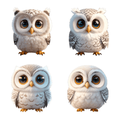 [LINE絵文字] Mysterious Owl VOL.3の画像