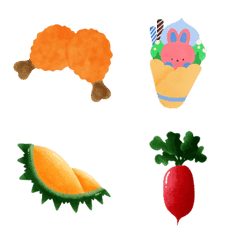 [LINE絵文字] Emoji food Minimalの画像