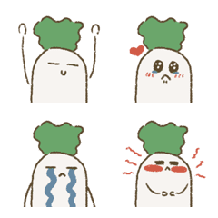 [LINE絵文字] Radish for dailyの画像