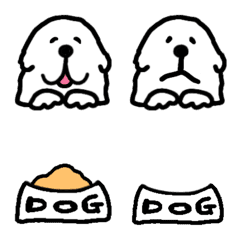 [LINE絵文字] great pyrenees Pi-chan 1の画像