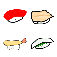 [LINE絵文字] お寿司絵文字 -SUSHI-の画像