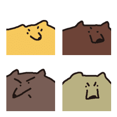 [LINE絵文字] angry animals in the forestの画像