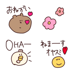 [LINE絵文字] 使いやすいsetの画像