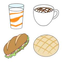 [LINE絵文字] おれたちのカフェ絵文字の画像