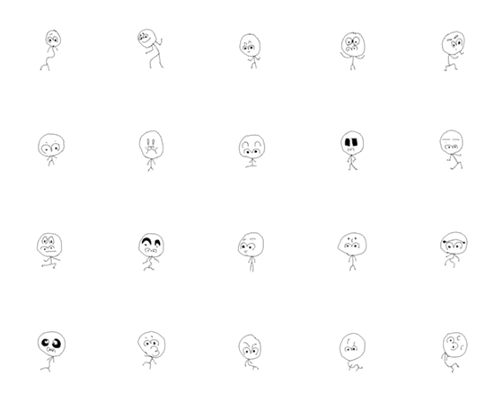 [LINE絵文字]Am i stickman？の画像一覧