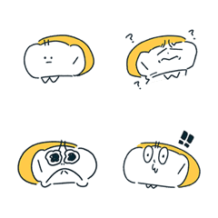 [LINE絵文字] squid weird faceの画像