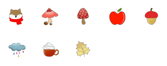 [LINE絵文字]Autummの画像一覧