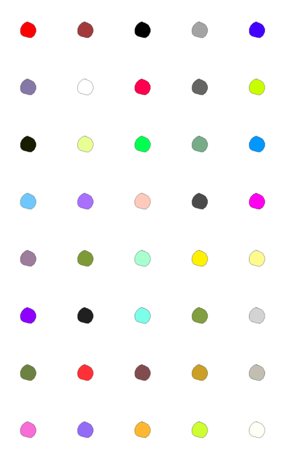 [LINE絵文字]Colorful rockの画像一覧