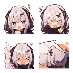 [LINE絵文字] Cute Soft and Adorable Girl Emoticonsの画像