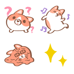 [LINE絵文字] Corgi and Cat : Our Familyの画像