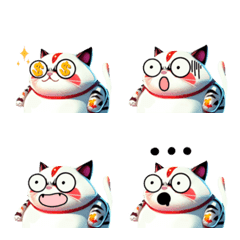 [LINE絵文字] Very annoying cat emojiの画像