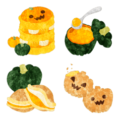 [LINE絵文字] Pumpkin Sweets Emoji 2023の画像