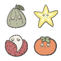 [LINE絵文字] fruits and greens (Revised Version)の画像