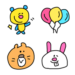 [LINE絵文字] 【パッピー＊＊cuteな仲間たち】の画像