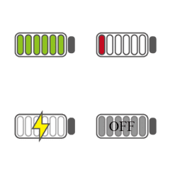 [LINE絵文字] Battery Power 01の画像