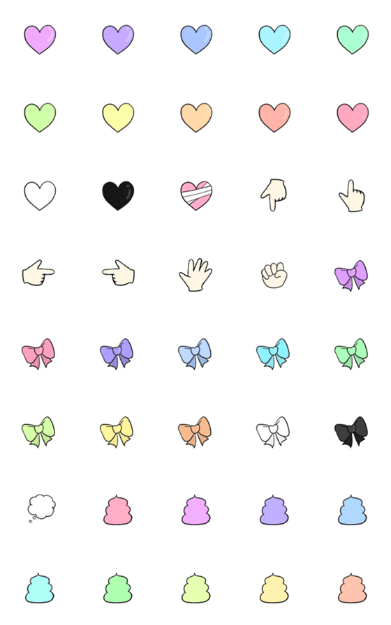 [LINE絵文字]No.001 Emojiの画像一覧