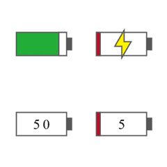 [LINE絵文字] Battery Power 02の画像